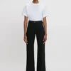 Blugi elastici Alina în negru spălat Blugi elastici Alina în negru spălat