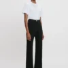 Blugi elastici Alina în negru spălat Blugi elastici Alina în negru spălat
