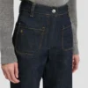 Blugi elastici Alina în nuanță indigo Blugi elastici Alina în nuanță indigo