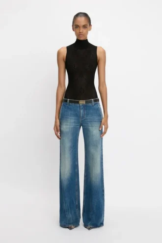 Blugi Gigi în indigo vintage