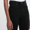 Blugi stretch Julia în negru spălat Blugi stretch Julia în negru spălat