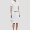 Bluză cu guler polo, albă Bluză cu guler polo, albă