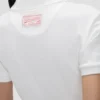 Bluză cu guler polo, albă Bluză cu guler polo, albă