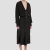 Cardigan cu buzunare în formă de cablu, negru Cardigan cu buzunare în formă de cablu, negru