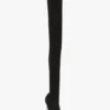 Cizme Harlow din jersey elastic cu vârf decupat, 100, negru Cizme Harlow din jersey elastic cu vârf decupat, 100, negru