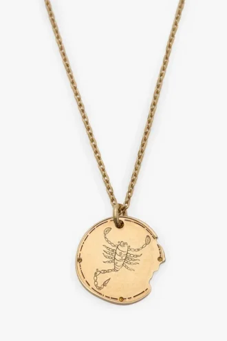 Colier cu semnul zodiacal Scorpion