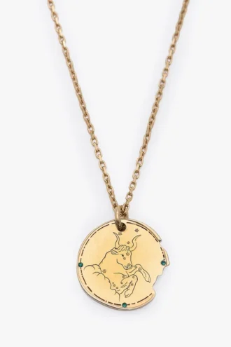 Colier cu semnul zodiacal Taur