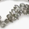 Colier tip choker cu cristale, argintiu Colier tip choker cu cristale, argintiu