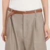 Curea Dorian B Finite din piele moale de culoare maro închis Curea Dorian B Finite din piele moale de culoare maro închis