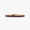 Curea Dorian cu cataramă tip pin din piele netedă de culoare burgund Curea Dorian cu cataramă tip pin din piele netedă de culoare burgund