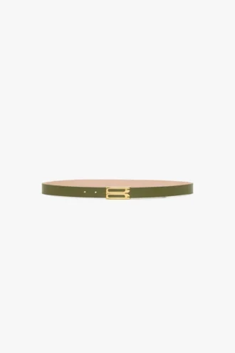 Curea Dorian standard din piele netedă de culoare kaki Curea Dorian standard din piele netedă de culoare kaki