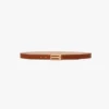 Curea Dorian standard din piele netedă de culoare maro deschis Curea Dorian standard din piele netedă de culoare maro deschis