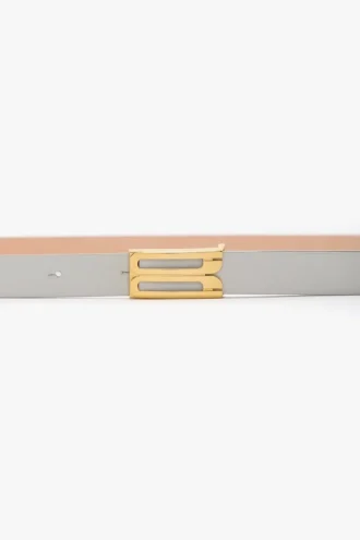 Curea Micro Dorian din piele lucioasă de culoare magneziu Curea Micro Dorian din piele lucioasă de culoare magneziu