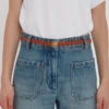 Curea Micro Dorian din piele maro deschis Curea Micro Dorian din piele maro deschis
