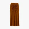 Fustă midi Bela în culoarea bronz Fustă midi Bela în culoarea bronz
