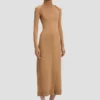 Fustă midi cu nasturi, culoare camel Fustă midi cu nasturi, culoare camel