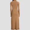 Fustă midi cu nasturi, culoare camel Fustă midi cu nasturi, culoare camel