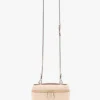 Geantă crossbody Vanity din piele roz pal Geantă crossbody Vanity din piele roz pal
