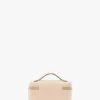 Geantă crossbody Vanity din piele roz pal Geantă crossbody Vanity din piele roz pal