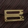 Geantă Soft Dorian din piele plisată de culoare burgund Geantă Soft Dorian din piele plisată de culoare burgund
