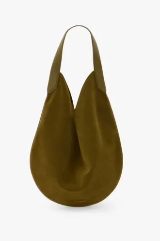 Geantă Soft Plié Hobo în verde cactus