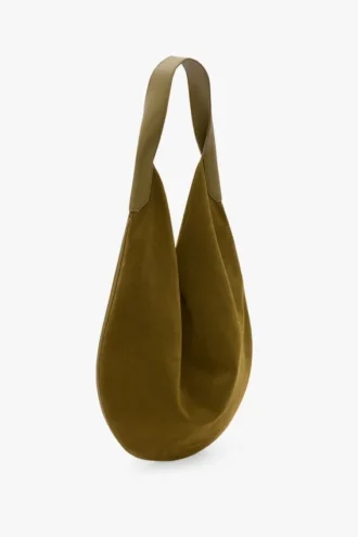 Geantă Soft Plié Hobo în verde cactus