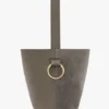 Geantă tip bucket Dia din piele gri pietricică Geantă tip bucket Dia din piele gri pietricică