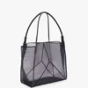 Geantă tote The Victoria mare din plasă bleumarin Geantă tote The Victoria mare din plasă bleumarin