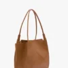 Geantă tote Victoria din piele maro deschis Geantă tote Victoria din piele maro deschis