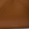 Geantă tote Victoria mare din piele maro deschis Geantă tote Victoria mare din piele maro deschis