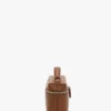 Geantă Vanity Crossbody din piele maro închis Geantă Vanity Crossbody din piele maro închis