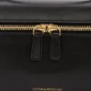 Geantă Vanity Crossbody din piele neagră Geantă Vanity Crossbody din piele neagră