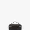 Geantă Vanity Crossbody din piele neagră Geantă Vanity Crossbody din piele neagră