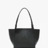 Geantă Victoria Tote din piele neagră Geantă Victoria Tote din piele neagră