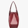 Geantă Victoria Tote mare din plasă burgundă Geantă Victoria Tote mare din plasă burgundă