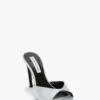 Harlow mule 100 din satin magneziu Harlow mule 100 din satin magneziu