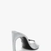 Harlow mule 100 din satin magneziu Harlow mule 100 din satin magneziu