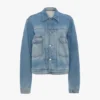 Jachetă trucker din denim în albastru tradițional Jachetă trucker din denim în albastru tradițional
