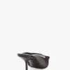 Mule cu toc stiletto Sloane 75 din plasă neagră Mule cu toc stiletto Sloane 75 din plasă neagră