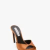 Mule Harlow 100 din satin bronz Mule Harlow 100 din satin bronz