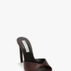 Mule Harlow 100 din satin maro Mule Harlow 100 din satin maro