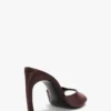 Mule Harlow 100 din satin maro Mule Harlow 100 din satin maro