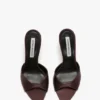 Mule Harlow 100 din satin maro Mule Harlow 100 din satin maro