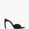 Mule Harlow 100 din satin negru Mule Harlow 100 din satin negru