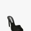 Mule Harlow 100 din satin negru Mule Harlow 100 din satin negru