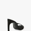 Mule Harlow 100 din satin negru Mule Harlow 100 din satin negru