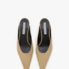 Mule Sloane 45 din bumbac nisipiu Mule Sloane 45 din bumbac nisipiu