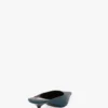 Mule Sloane 45 din satin albastru-verde Mule Sloane 45 din satin albastru-verde