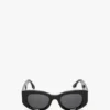 Ochelari de soare cu detaliu monogramă, negri Ochelari de soare cu detaliu monogramă, negri