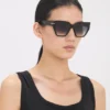 Ochelari de soare din acetat, negri Ochelari de soare din acetat, negri